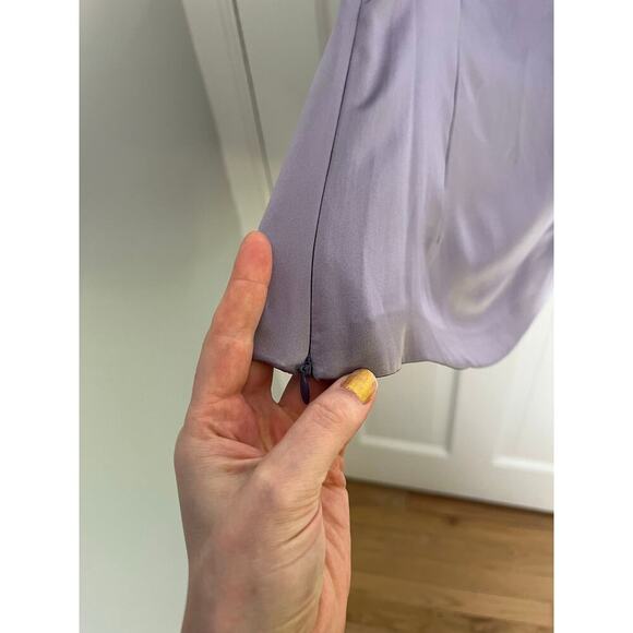 Classiques Entier Atelier Womens S 100% Silk Dusty Purple Sleeveless Blouse Tank - Picture 7 of 9